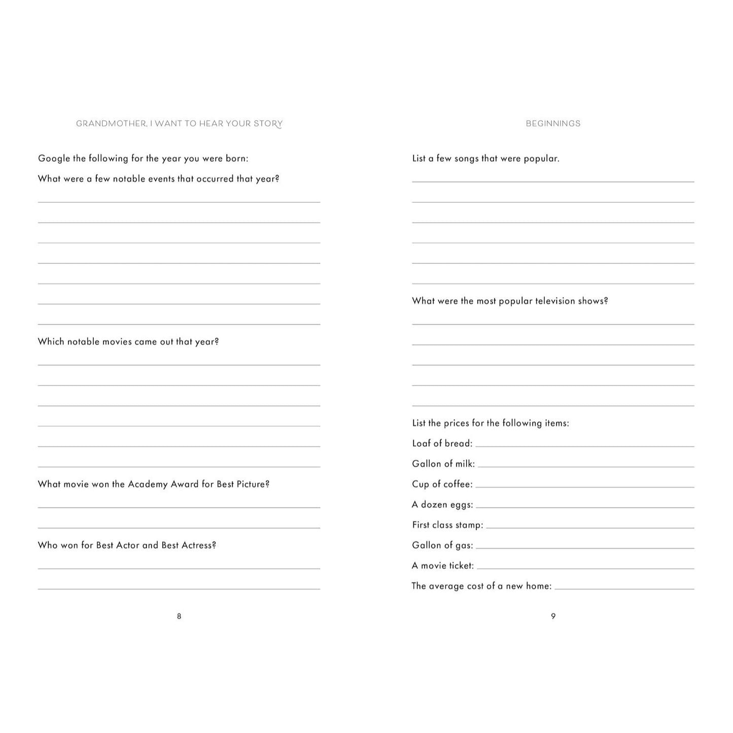 Grandmother, I Want to Hear Your Story (Expanded Edition): A Grandmother's Guided Journal to Share Her Life & Her Love (Revised)