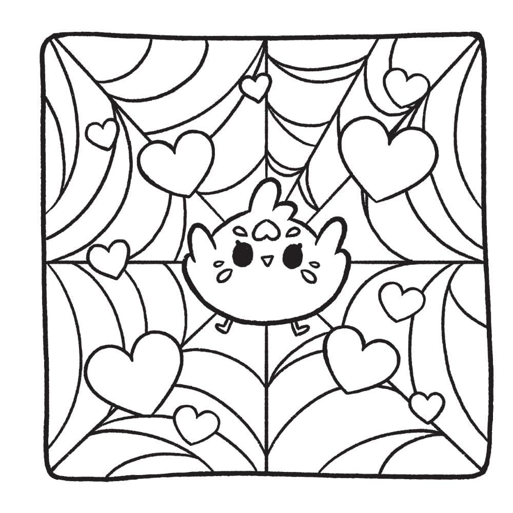 Comfy Buddies: A Creepy Sweet Coloring Book