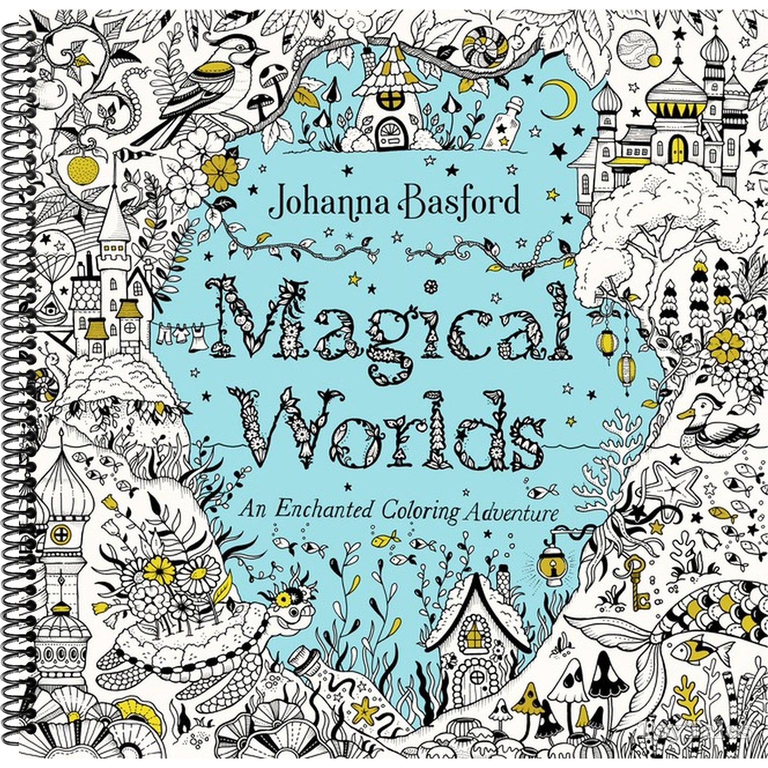 Magical Worlds: An Enchanted Coloring Adventure (Spiral Bound)