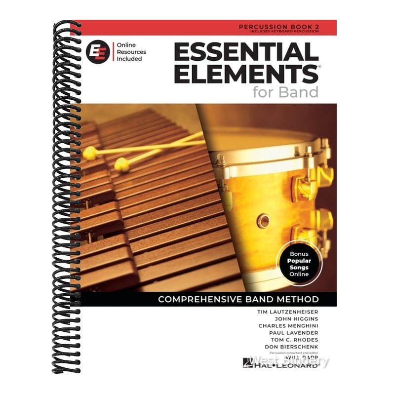 Essential Elements for Band - Percussion/Keyboard Percussion Book 2 with Eei