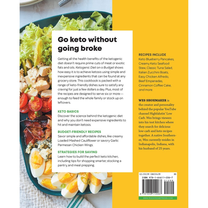 Ketogenic Diet on a Budget: Shop Smarter, Batch Cook, and Eat Better (Spiral Bound)