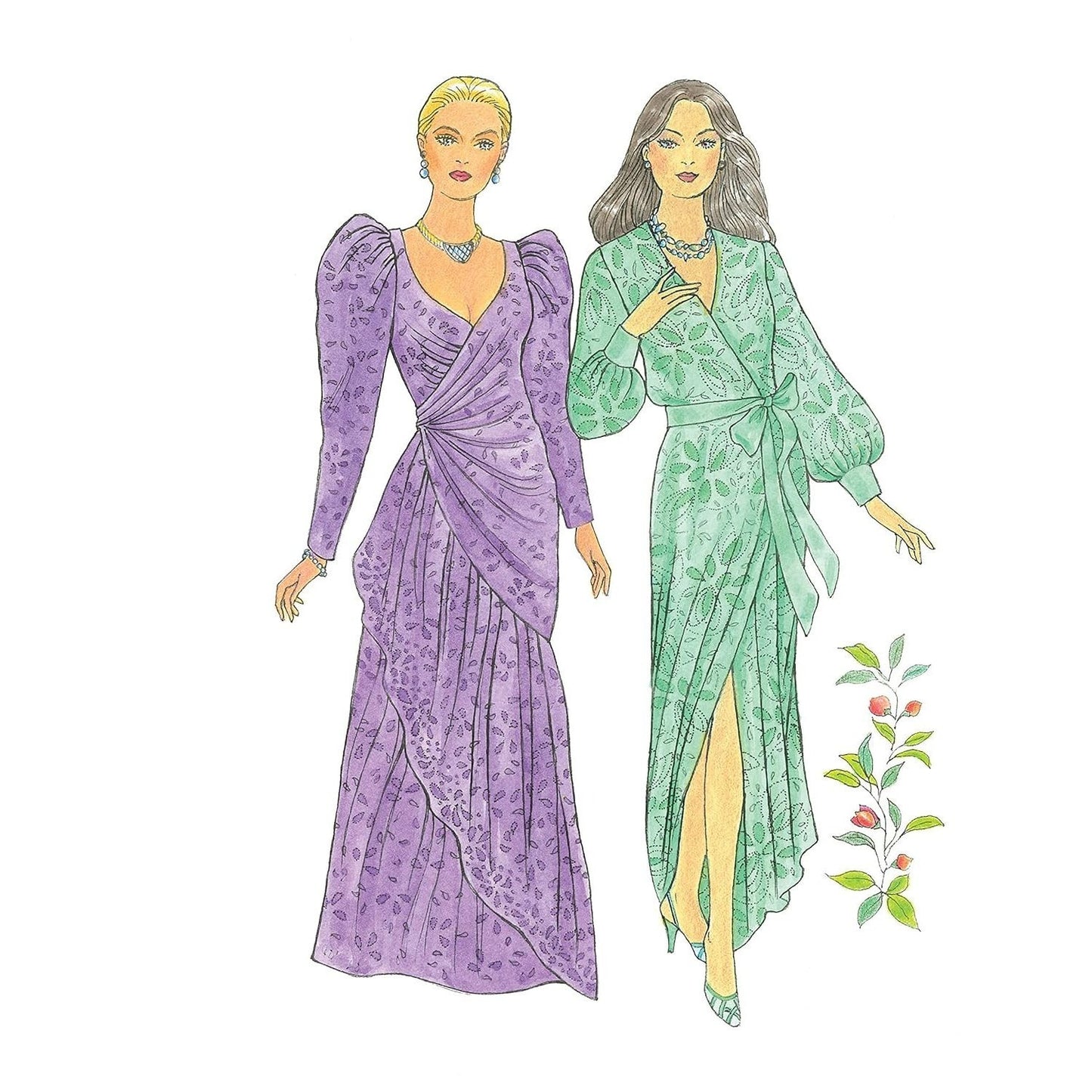 Creative Haven Fabulous Fashions of the 1980s Coloring Book