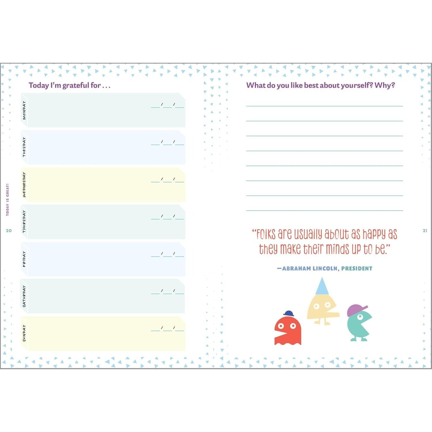 Today Is Great!: A Daily Gratitude Journal for Kids