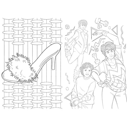 Art of Coloring: Golden Girls (Art of Coloring)