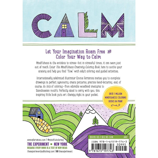 The Mindfulness Creativity Coloring Book: The Anti-Stress Adult Coloring Book with Guided Activities in Drawing, Lettering, and Patterns