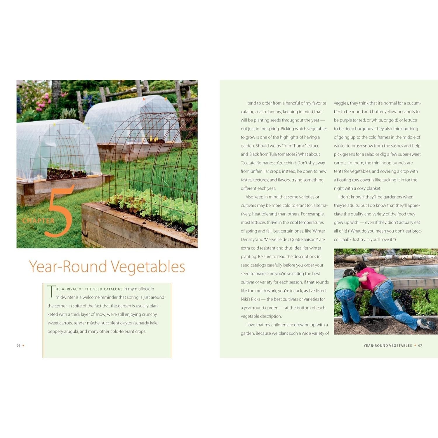 The Year-Round Vegetable Gardener: How to Grow Your Own Food 365 Days a Year, No Matter Where You Live (Spiral Bound)