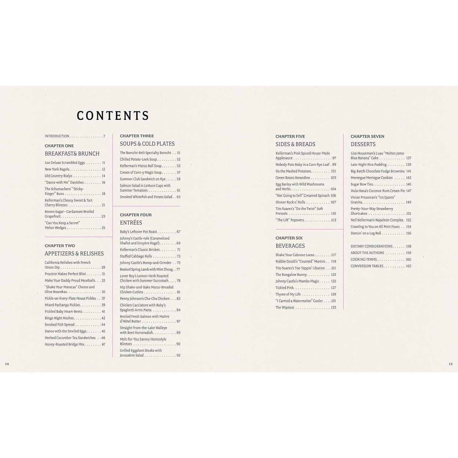 The Dirty Dancing Cookbook: Dishes and Drinks from Kellerman's Mountain House