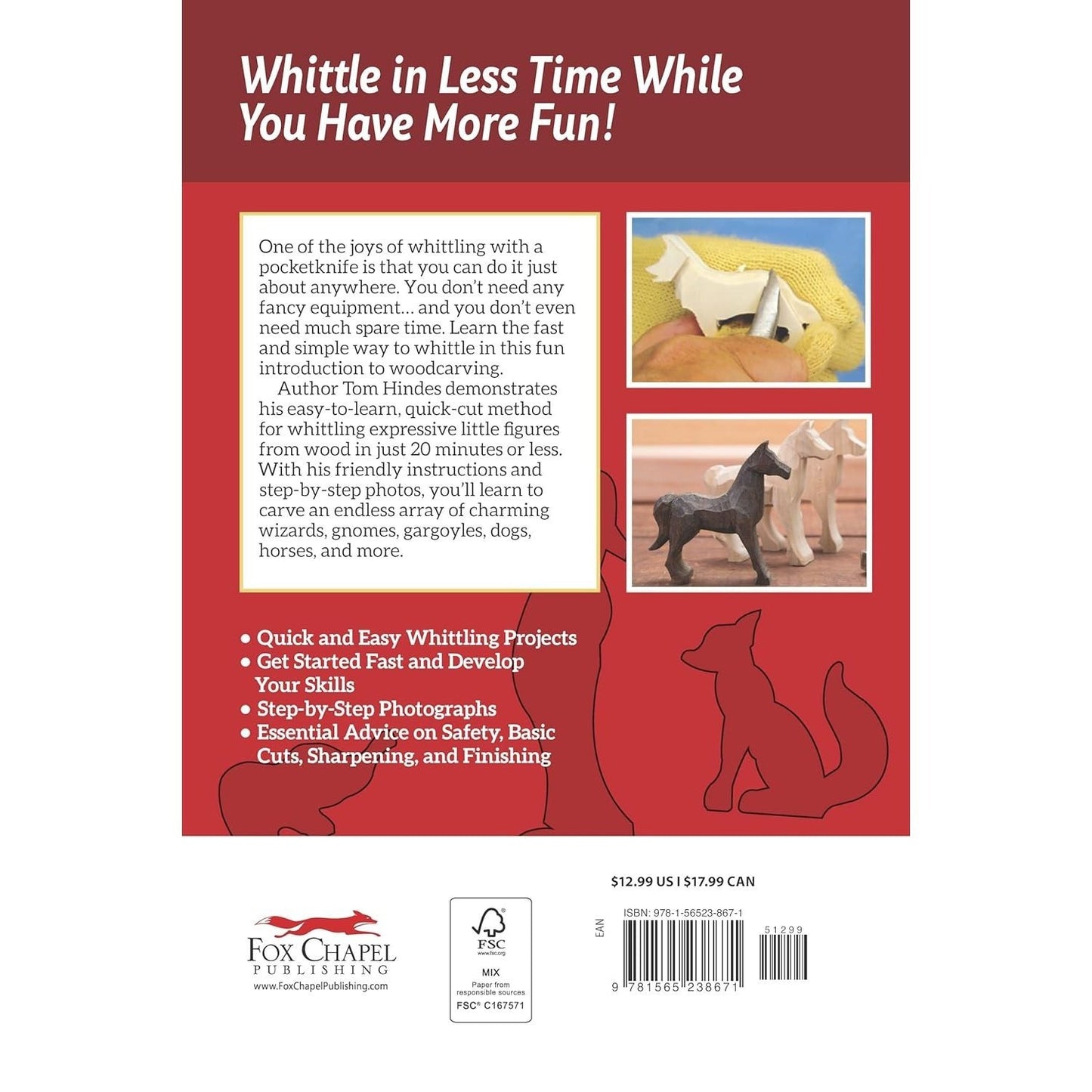 20-Minute Whittling Projects: Fun Things to Carve from Wood (Spiral Bound)
