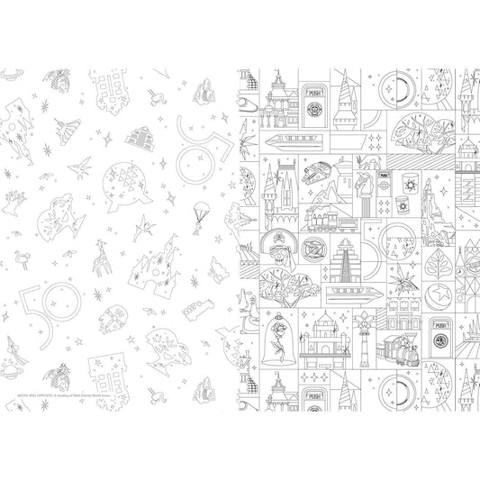 Art of Coloring: Walt Disney World: 100 Images to Inspire Creativity from the Most Magical Place on Earth (Spiral Bound)