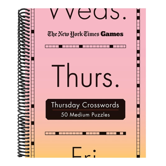 New York Times Games Thursday Crosswords: 50 Medium Puzzles