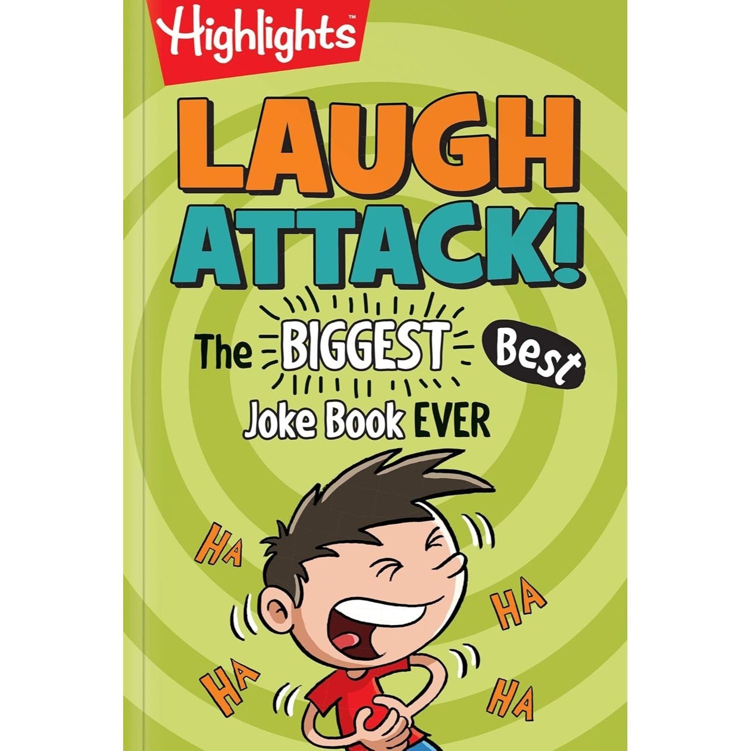 Laugh Attack!: Over 1,000 Jokes for Kids, Must-Have Kids Joke Book with Knock-Knocks, Riddles, Tongue Twisters and Cartoons