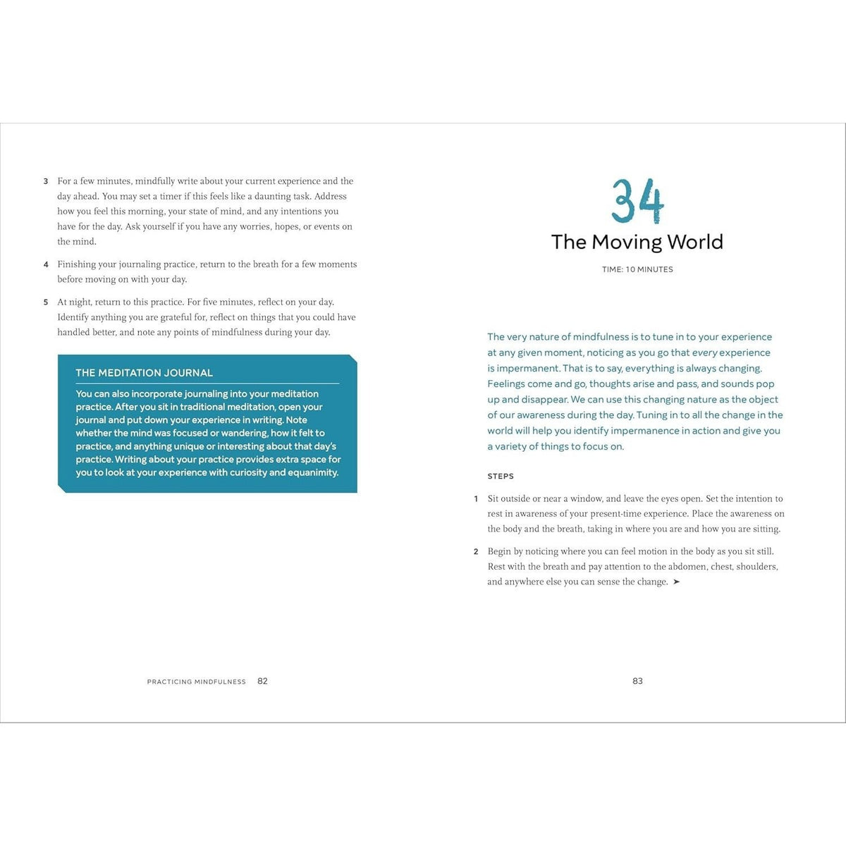 Practicing Mindfulness: 75 Essential Meditations to Reduce Stress, Improve Mental Health, and Find Peace in the Everyday (Spiral Bound)