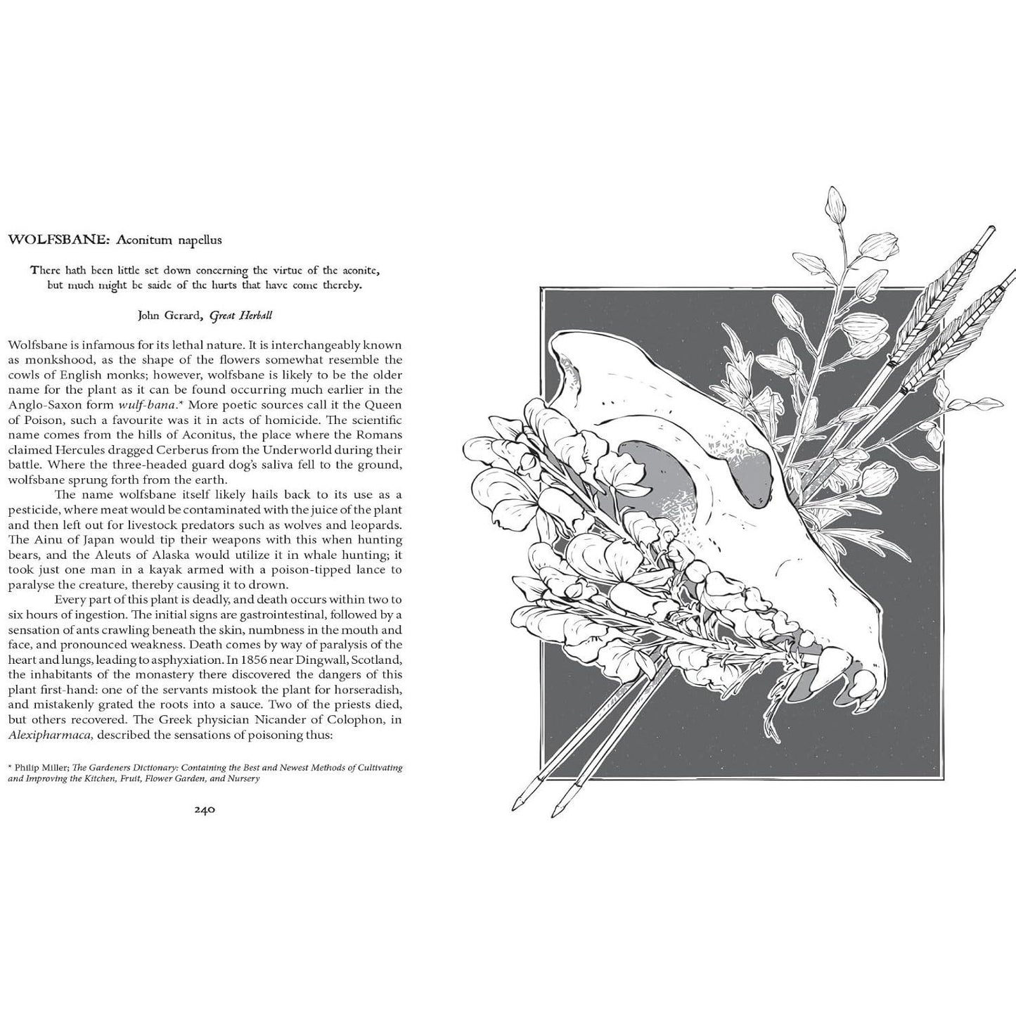 Botanical Curses and Poisons: The Shadow-Lives of Plants (Spiral Bound)