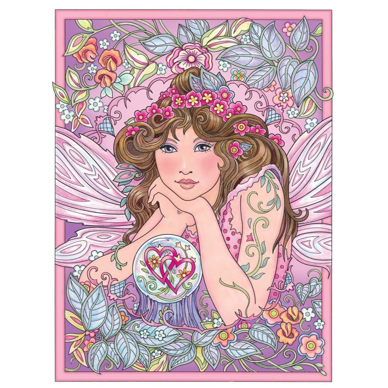 Creative Haven Magical Fairies Coloring Book