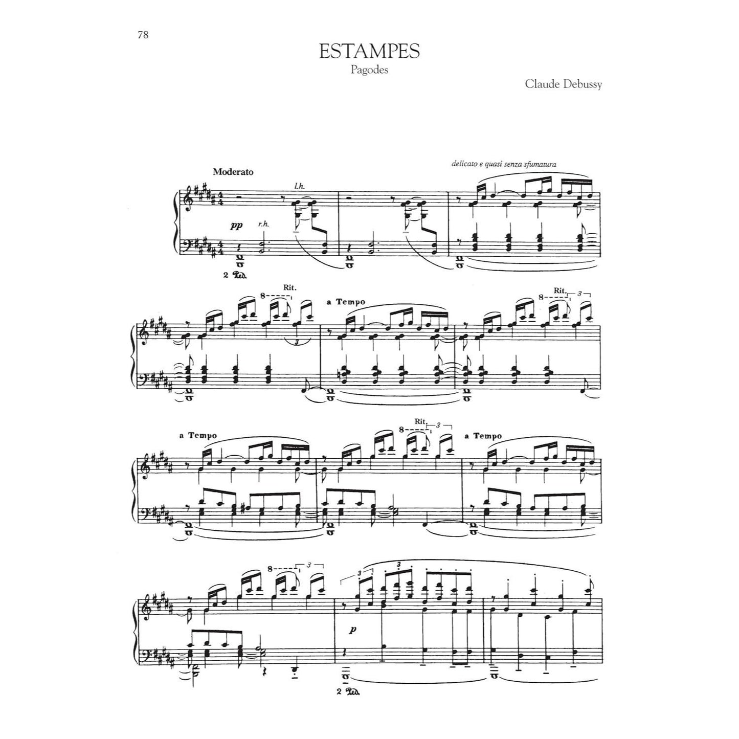 Debussy - The Ultimate Piano Collection Schirmer Library of Musical Classics Volume 2105 78 Pieces Comb-Bound Sheet Music for Advanced Pianists