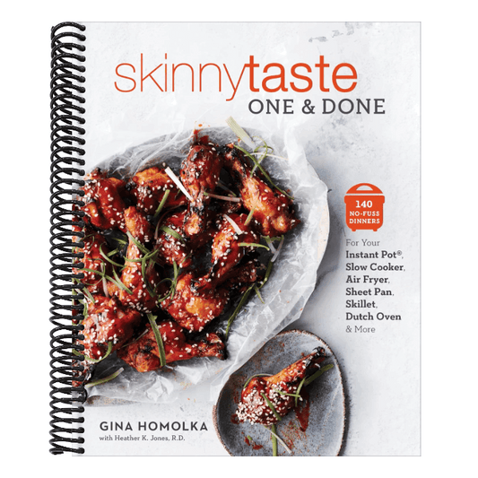 Skinnytaste One and Done: 140 No-Fuss Dinners for Your Instant Pot(r), Slow Cooker, Air Fryer, Sheet Pan, Skillet, Dutch Oven, and More: A Cookbook (Spiral Bound)