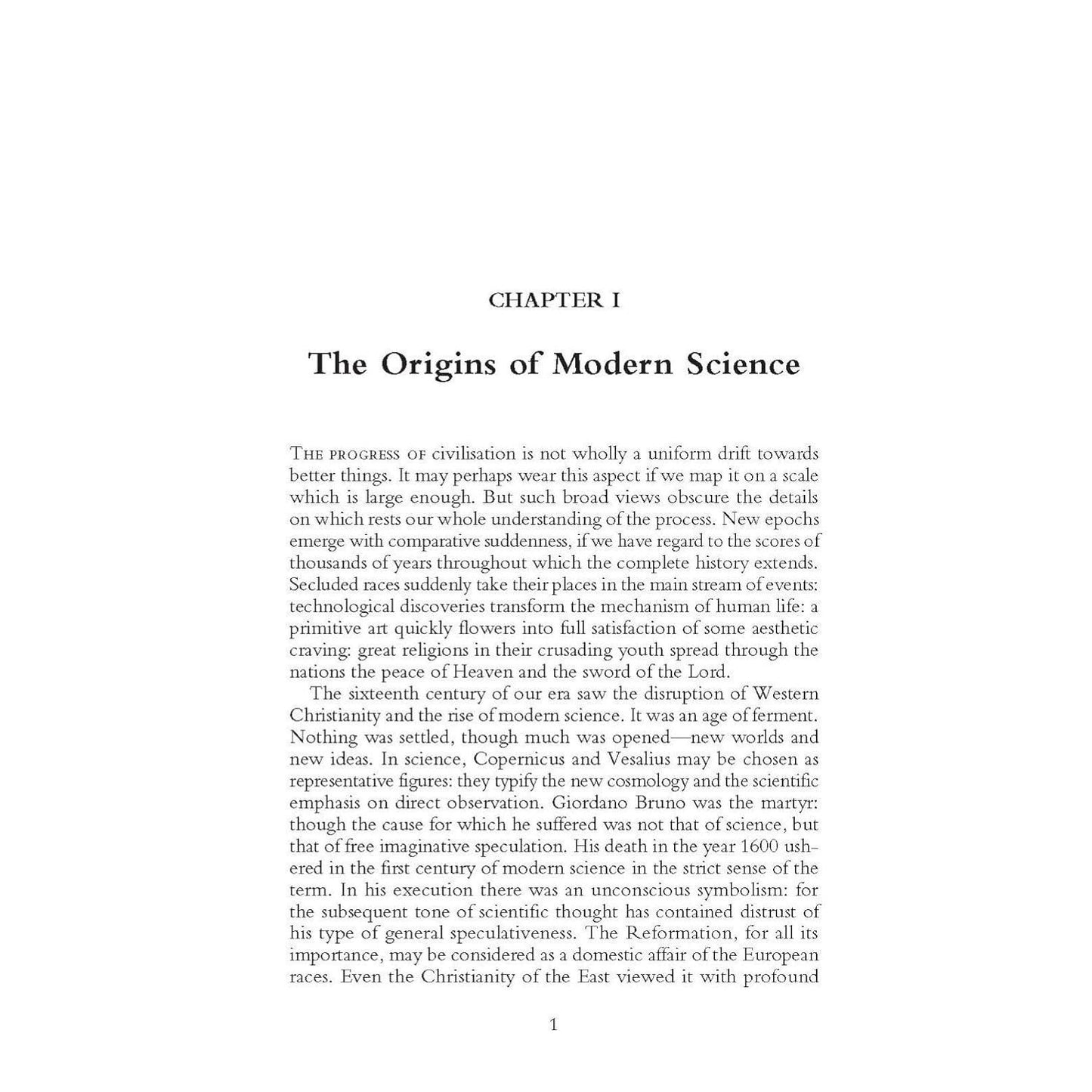Science and the Modern World: Lowell Lectures, 1925
