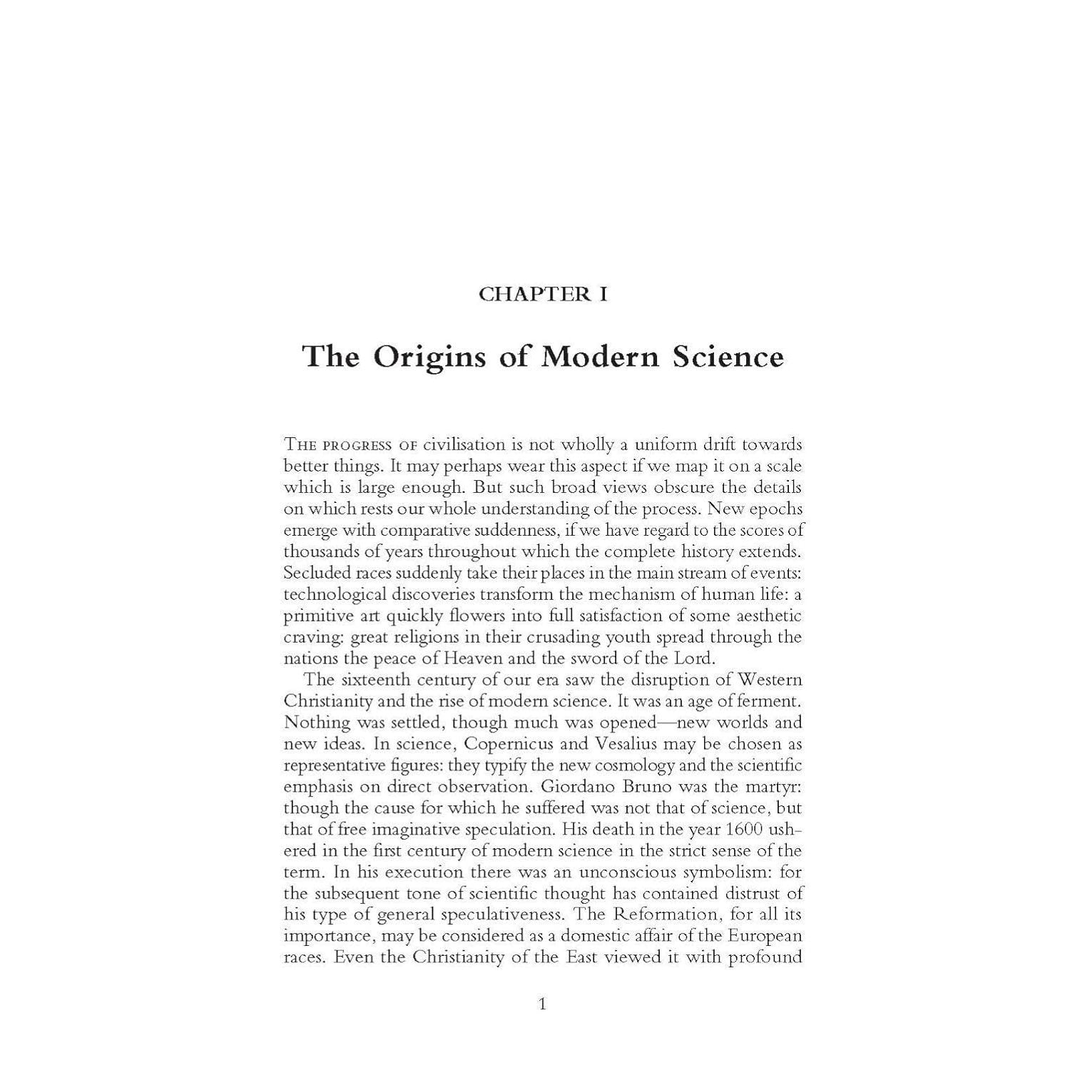 Science and the Modern World: Lowell Lectures, 1925