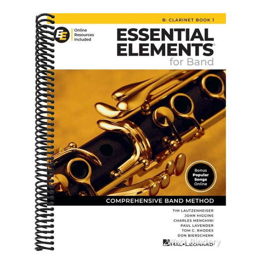Essential Elements for Band BB Clarinet Book 1 with Eei Online Resources Clarinet Method Book and Sheet Music for Students and Teachers Band Method So