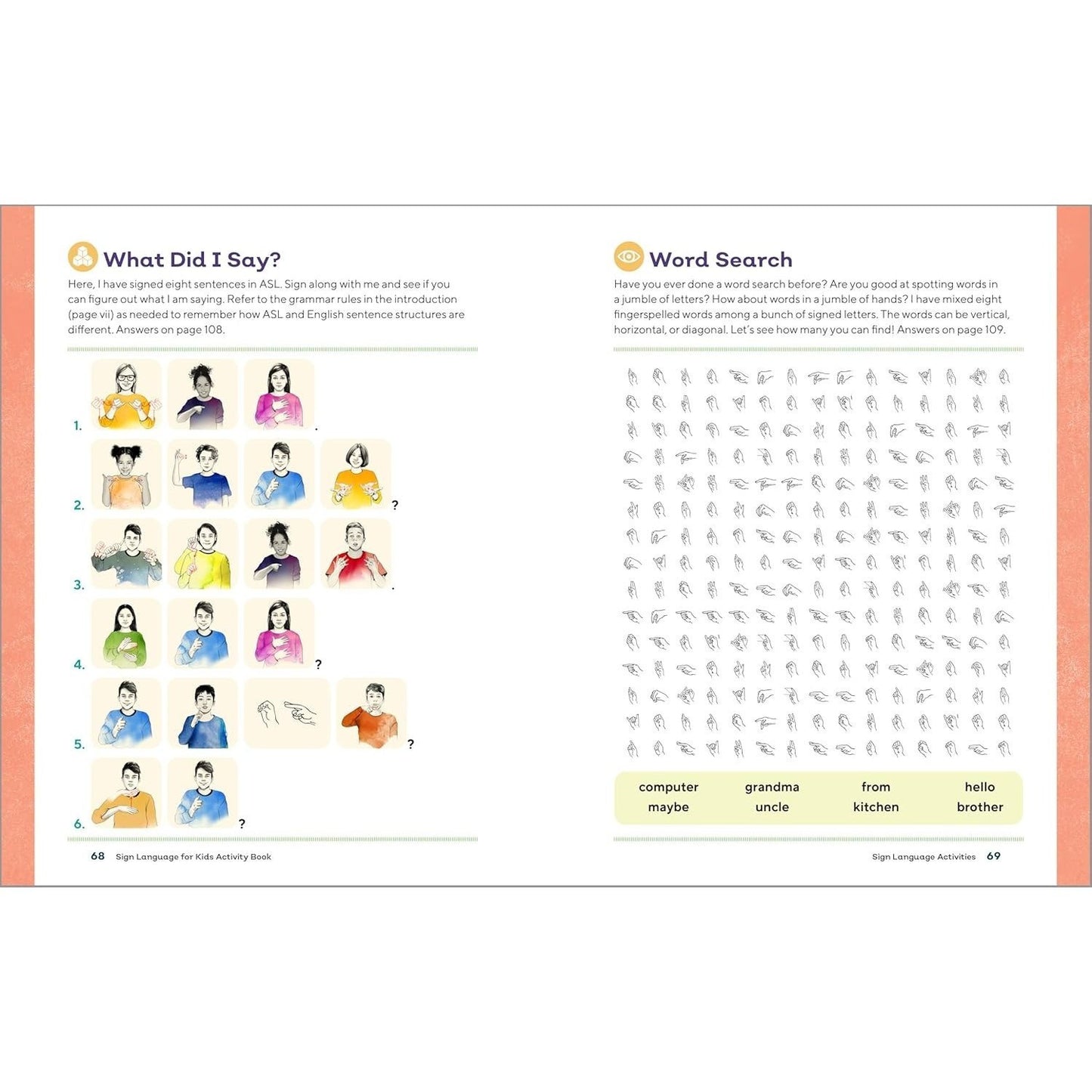 Sign Language for Kids Activity Book: 50 Fun Games and Activities to Start Signing