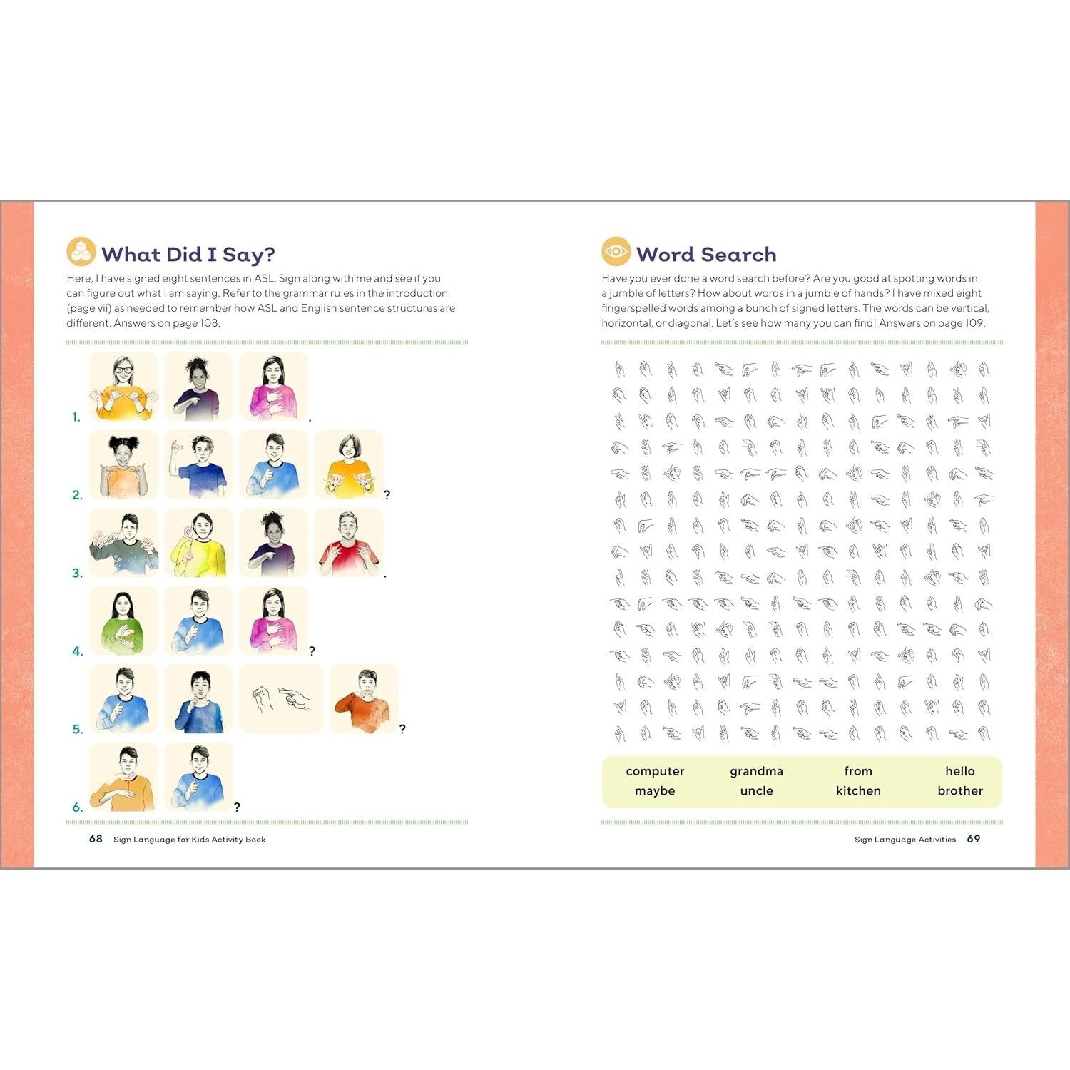 Sign Language for Kids Activity Book: 50 Fun Games and Activities to Start Signing