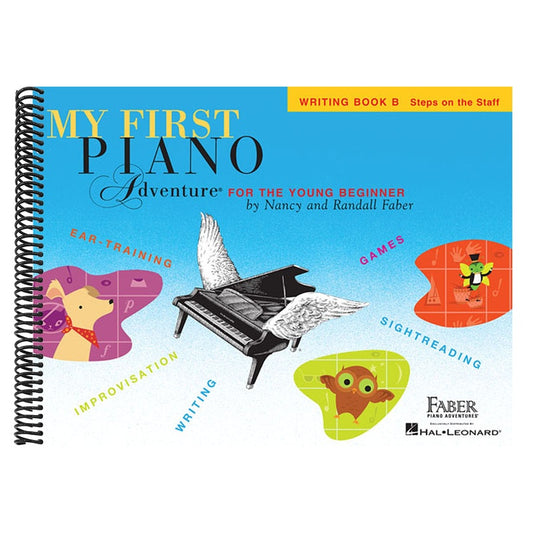 My First Piano Adventure, Writing Book B, Steps on the Staff: For the Young Beginner