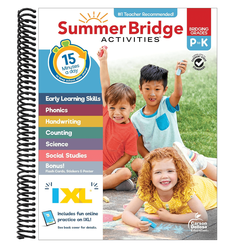 Summer Bridge Activities, Grades Pk - K (Summer Bridge Activities) (Spiral Bound)
