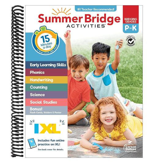 Summer Bridge Activities, Grades Pk - K (Summer Bridge Activities) (Spiral Bound)