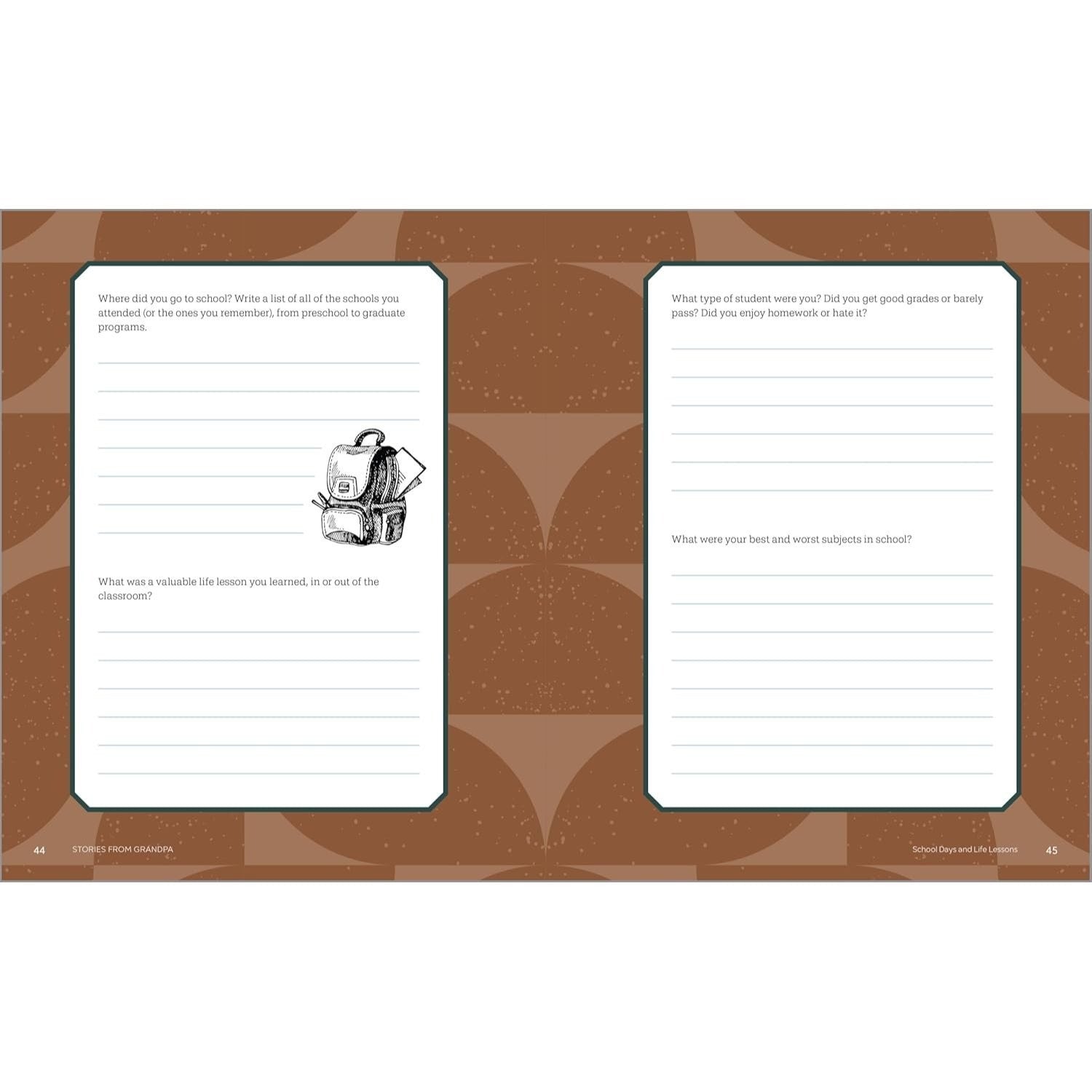 Stories from Grandpa: A Fill-In Journal and Family Keepsake