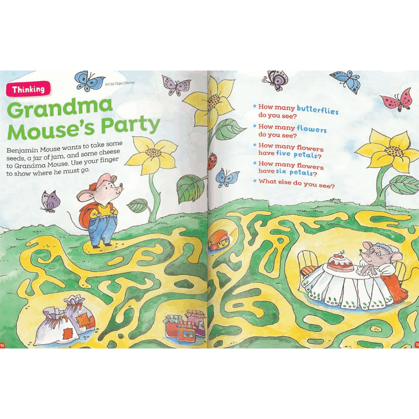 The Great Big Book of My First Puzzles (Great Big Puzzle Books) (Spiral Bound)