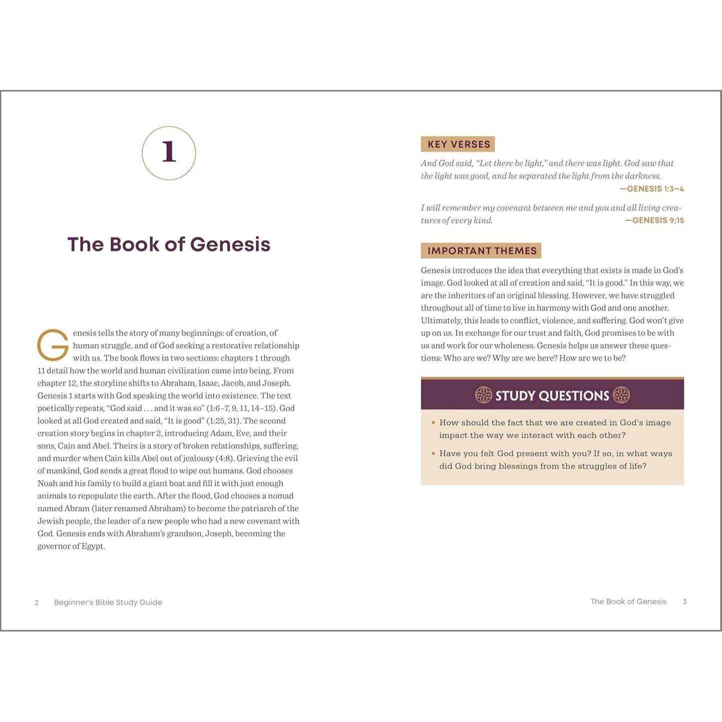 The Beginner's Bible Study Guide: An Introduction to All 66 Books of the Bible (Spiral Bound)