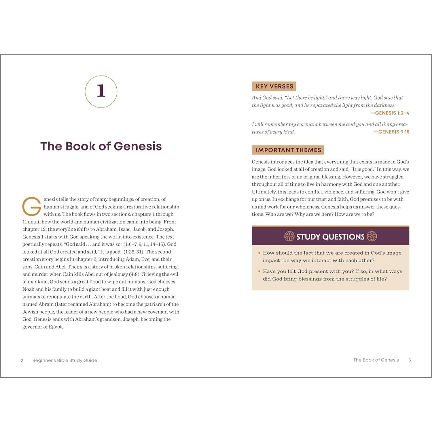 The Beginner's Bible Study Guide: An Introduction to All 66 Books of the Bible (Spiral Bound)