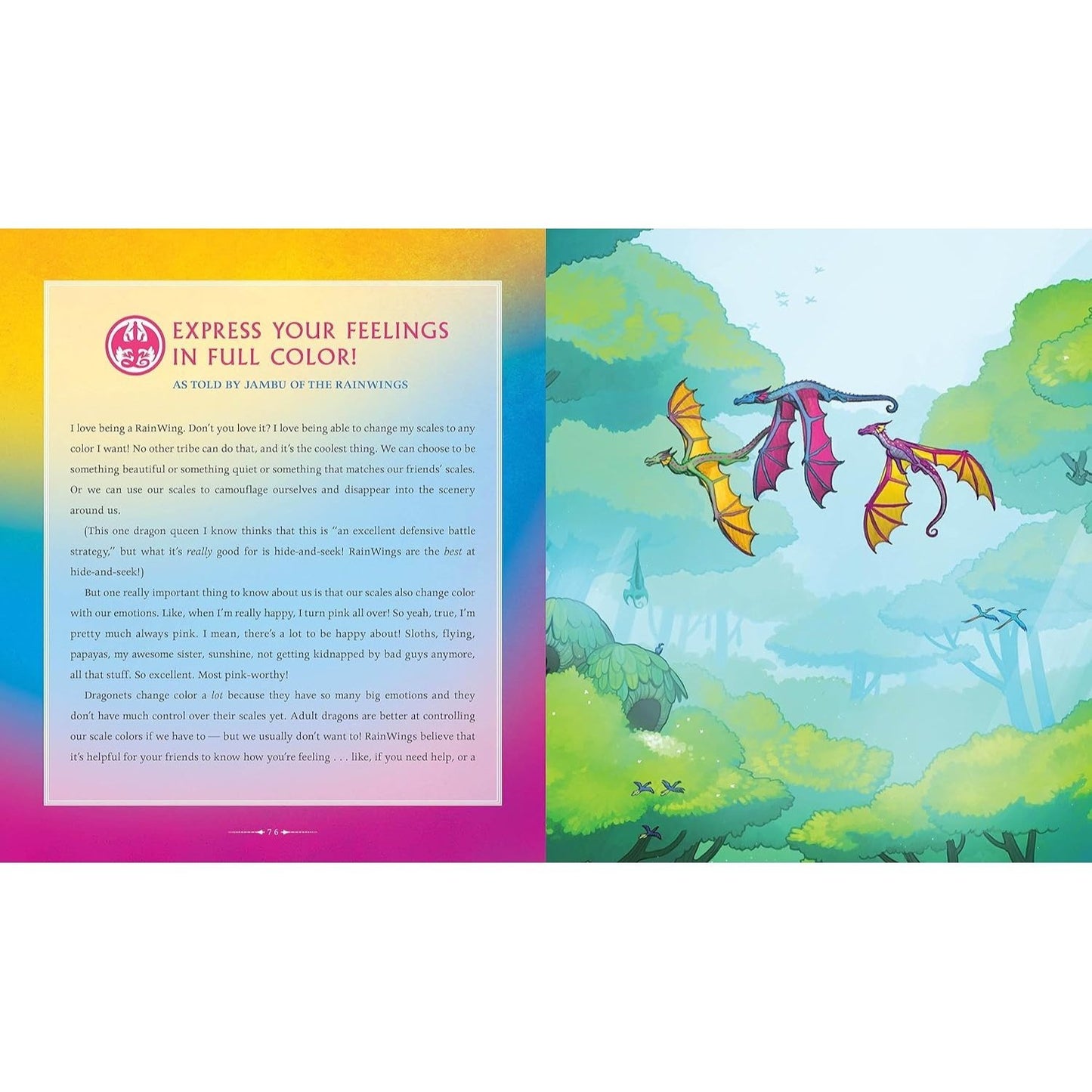 Wings of Fire: A Guide to the Dragon World (Spiral Bound)
