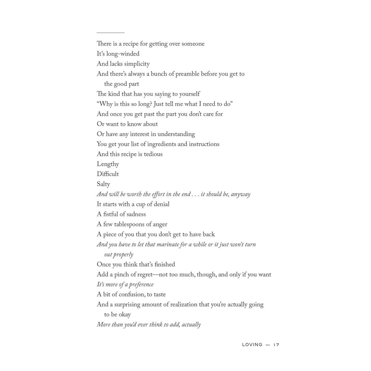I Hope You Remember: Poems on Loving, Longing, and Living