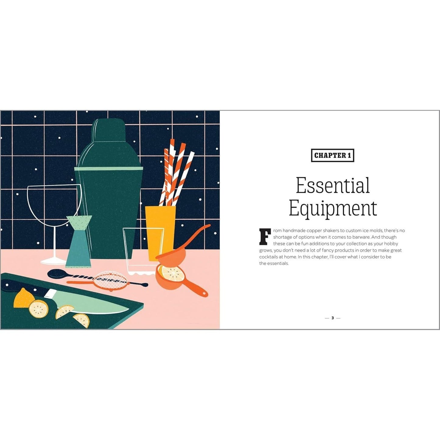 The Essential Bar Book for Home Mixologists: Tools, Techniques, and Spirits to Master Cocktails (Spiral Bound)