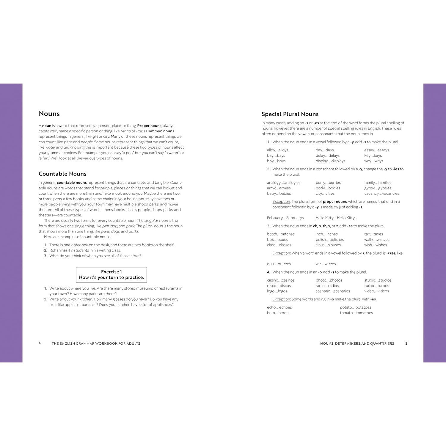The English Grammar Workbook for Adults: A Self-Study Guide to Improve Functional Writing (Spiral Bound)
