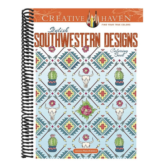 Creative Haven Stylish Southwestern Designs Coloring Book