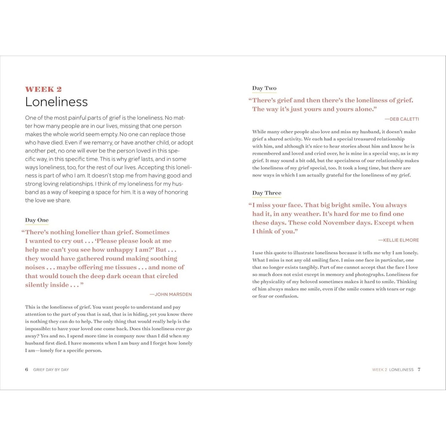 Grief Day by Day: Simple Practices and Daily Guidance for Living with Loss (Spiral Bound)