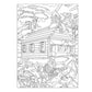 Creative Haven Country Scenes Color by Number Coloring Book