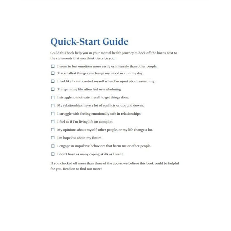 Self-Directed Dbt Skills: A 3-Month Dbt Workbook to Regulate Intense Emotions and Create Lasting Change with Dialectical Behavior Therapy (Spiral Bound)
