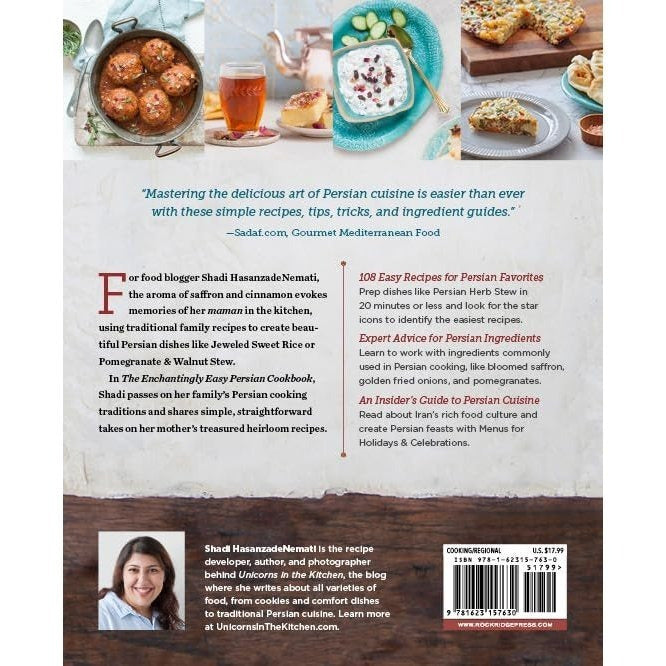 The Enchantingly Easy Persian Cookbook: 100 Simple Recipes for Beloved Persian Food Favorites