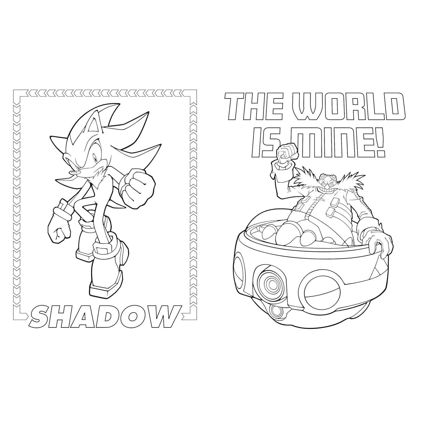 Sonic the Hedgehog: The Official Coloring Book (Spiral Bound)