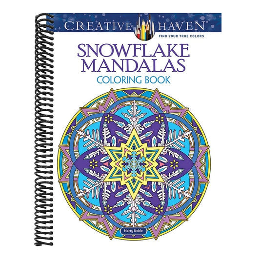 Creative Haven Snowflake Mandalas Coloring Book