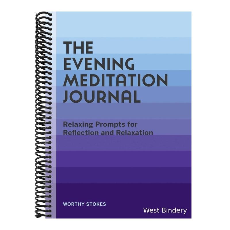 The Evening Meditation Journal: Relaxing Prompts for Reflection and Relaxation