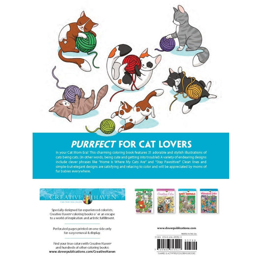 Creative Haven Cat Mom Coloring Book