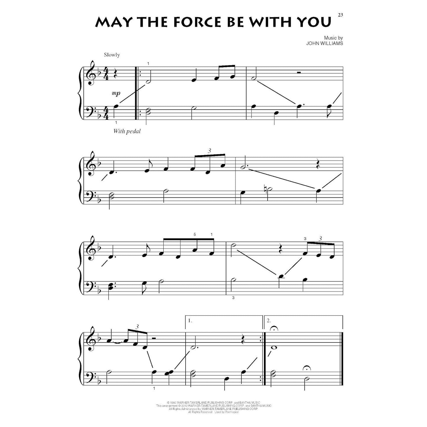 Star Wars for Beginning Piano Solo - Star Wars Piano Sheet Music Collection with 10 Iconic Themes - Easy Piano Music Book for Kids and Adults