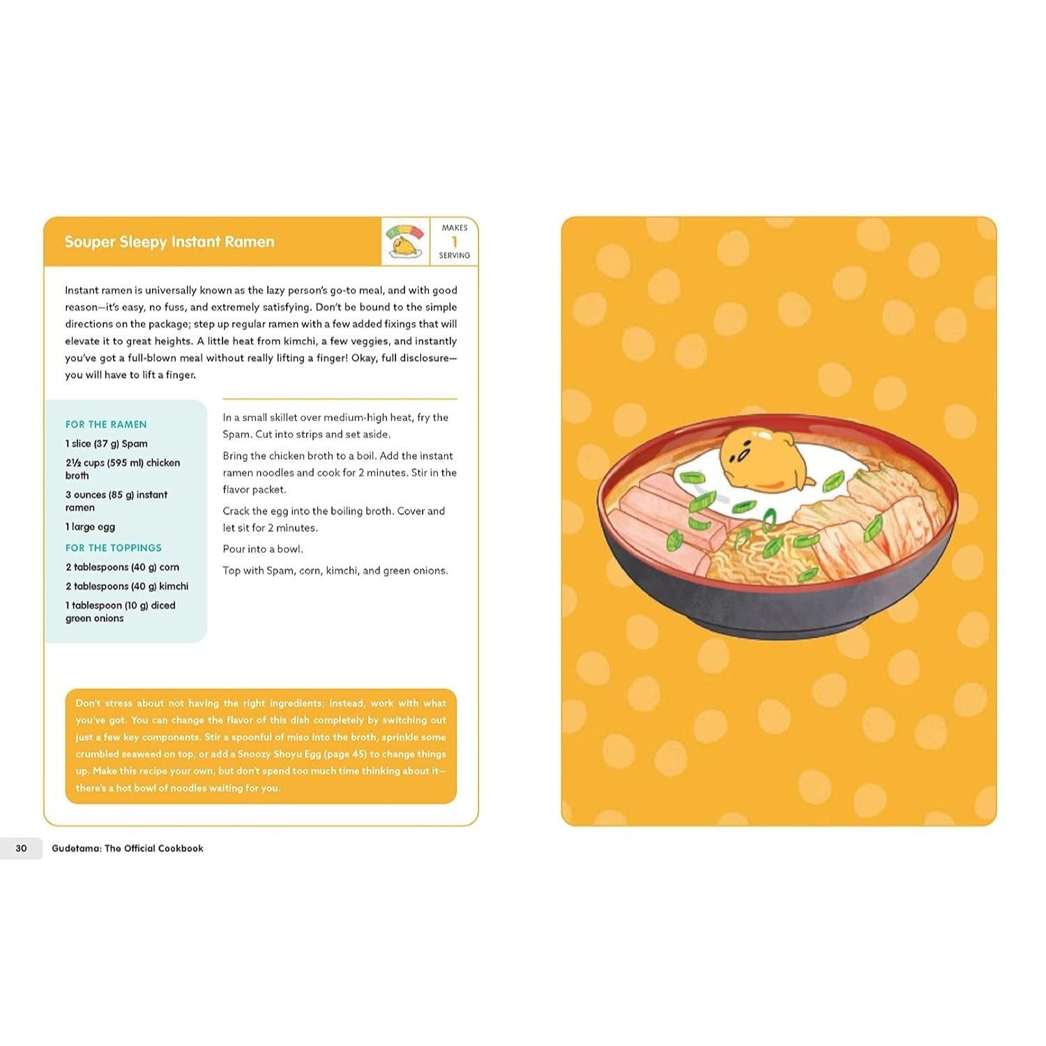 Gudetama: The Official Cookbook: Recipes for Living a Lazy Life