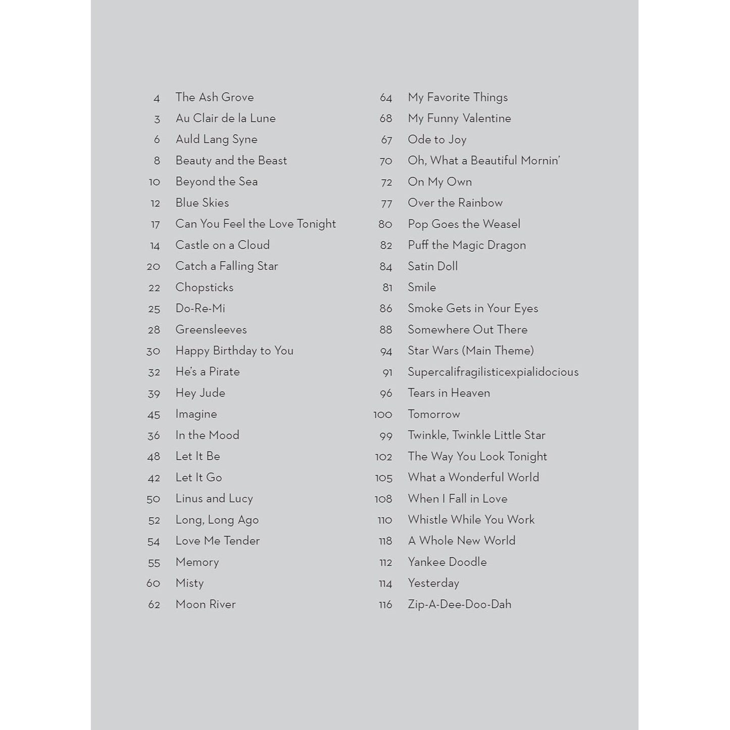 Simple Songs - The Easiest Easy Piano Songs (Spiral Bound)