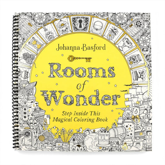 Rooms of Wonder: Step Inside This Magical Coloring Book (Spiral Bound)