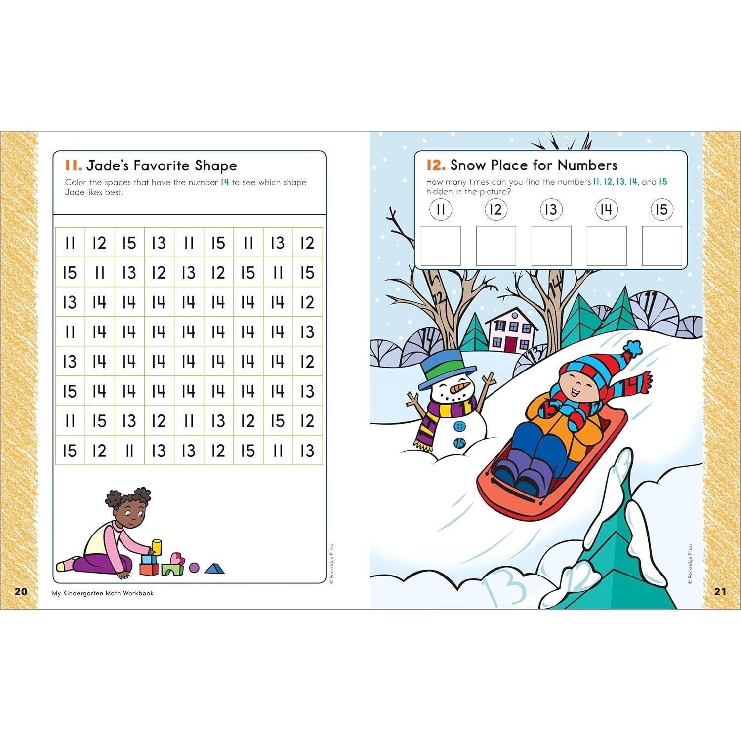 My Kindergarten Math Workbook: 101 Games and Activities to Support Kindergarten Math Skills